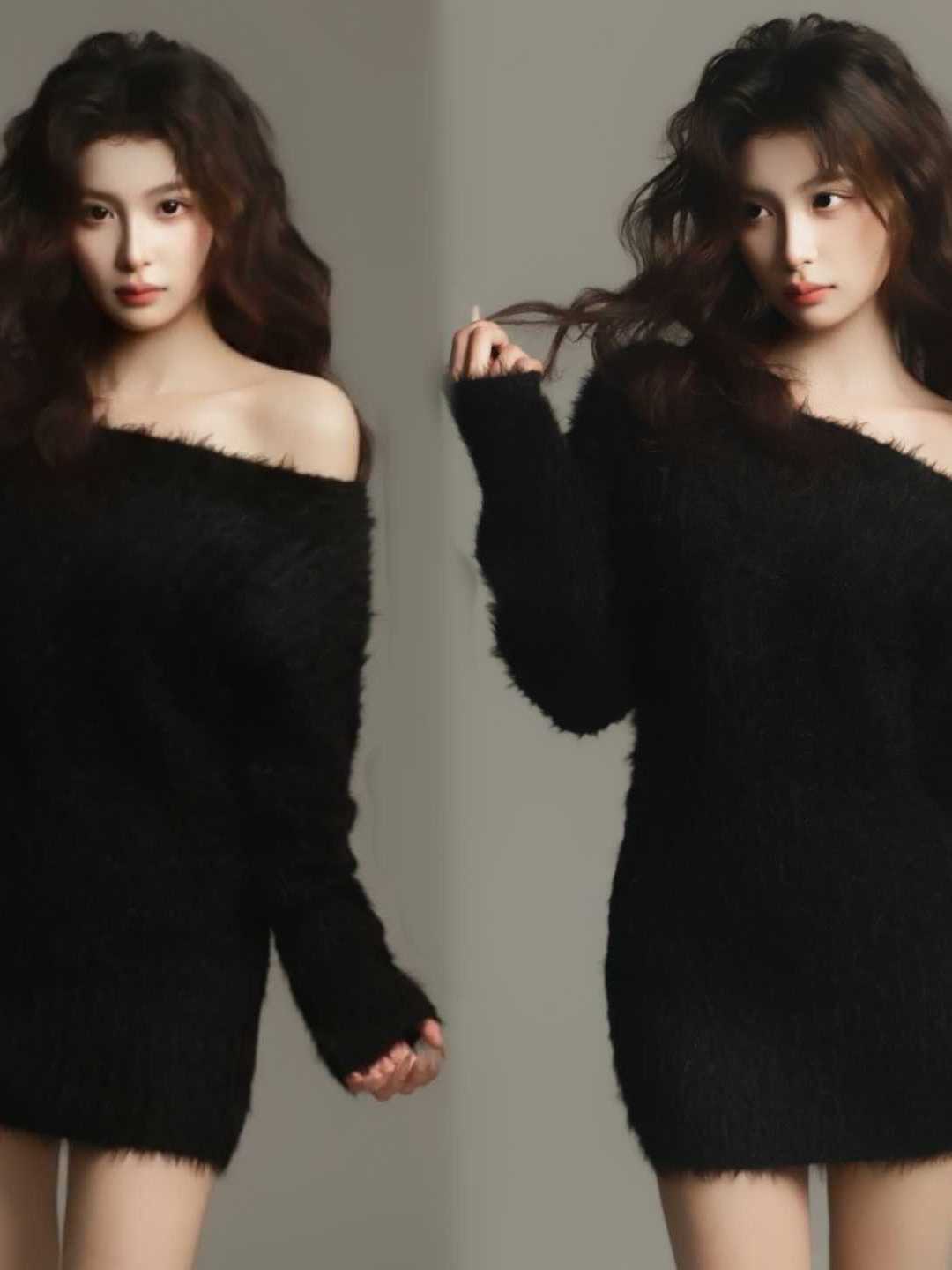 Ethnic Fashion Studio - Black Portrait Photography Clothing One Shoulder