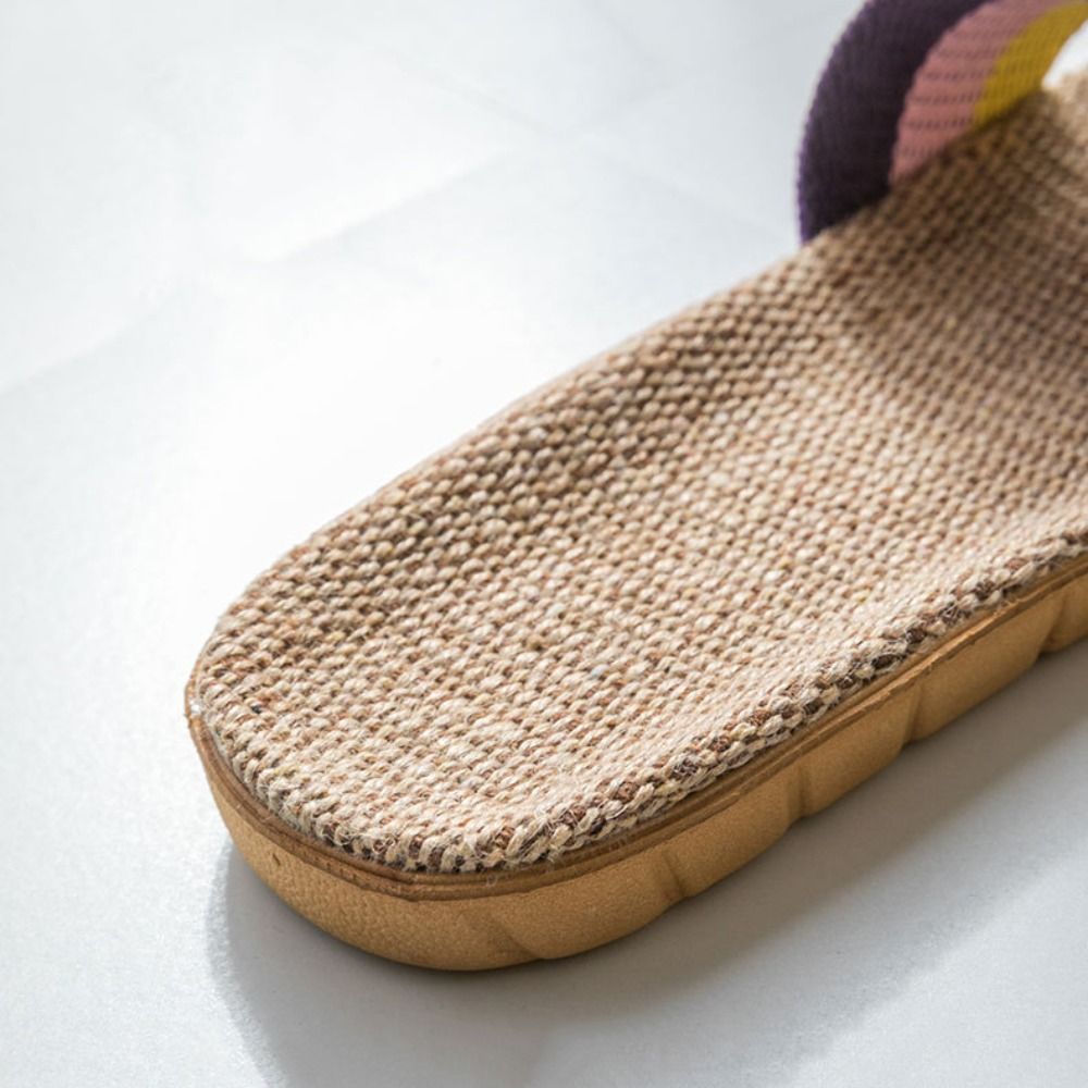 Ethnic Fashion Women - Fashion Ethnic Style Linen Cross Slippers