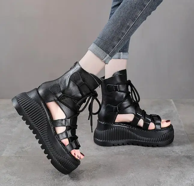 8CM Ethnic Cow Genuine Leather - огляд і ціна Ethnic Fashion Women