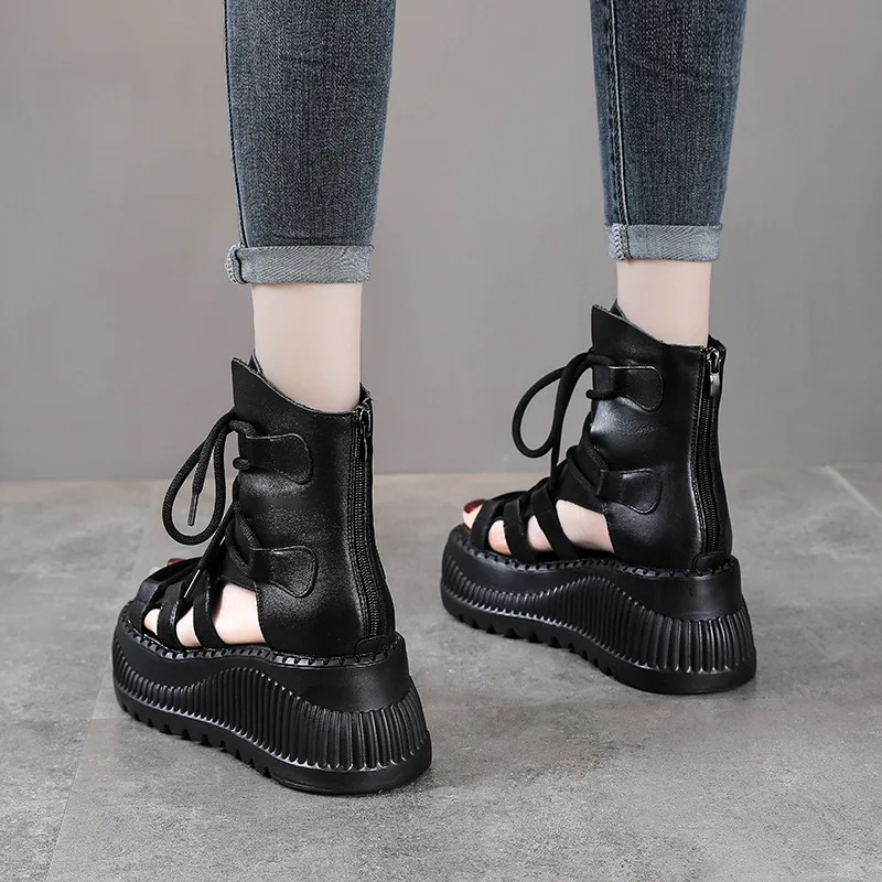 8CM Ethnic Cow Genuine Leather - огляд і ціна Ethnic Fashion Women