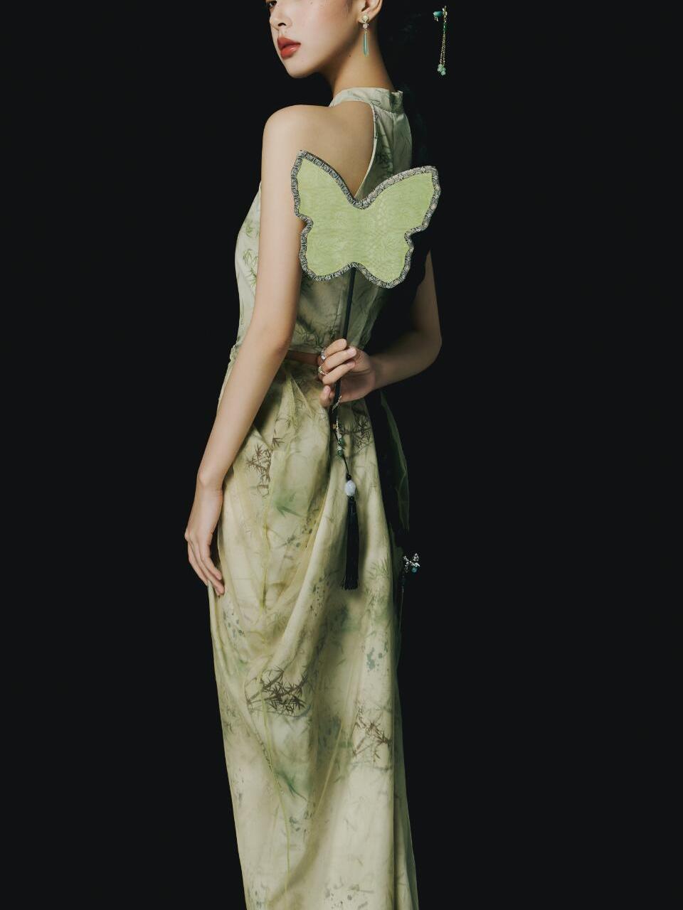 New Green Chinese Style Backle - огляд і ціна Ethnic Fashion Studio