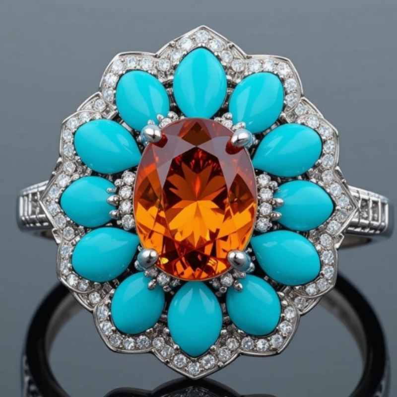 Ethnic Style Synthetic Turquoi - огляд і ціна Ethnic Chic Fashion