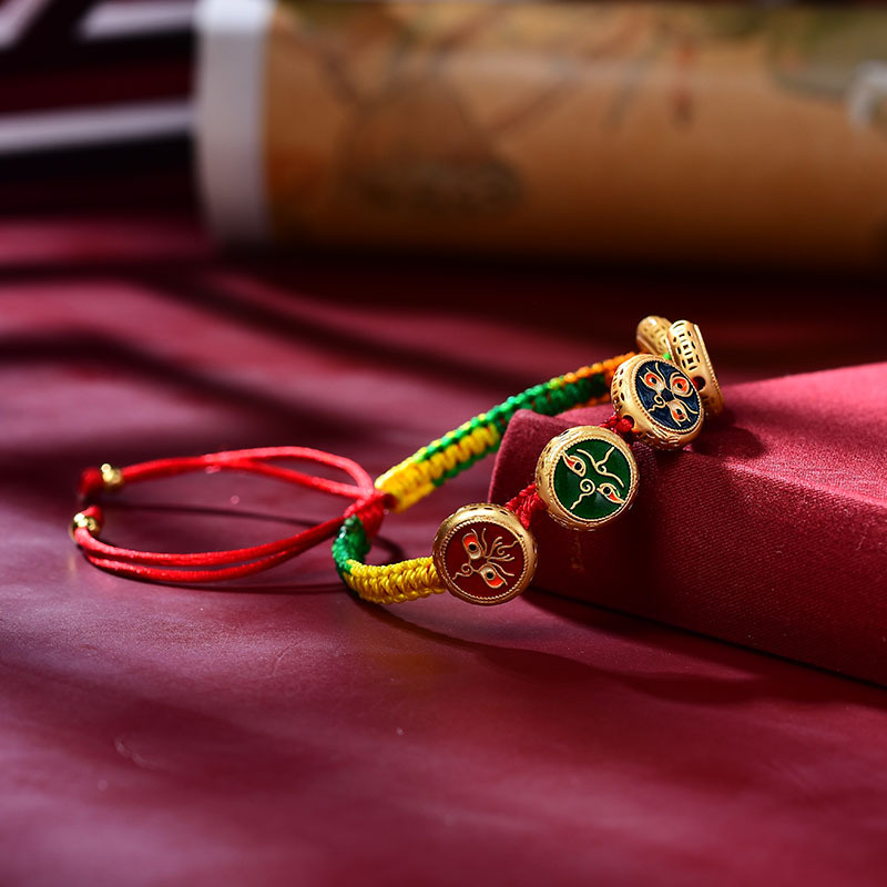 Tibetan Bracelet Hand Woven Ro - огляд і ціна Ethnic Fashion Way