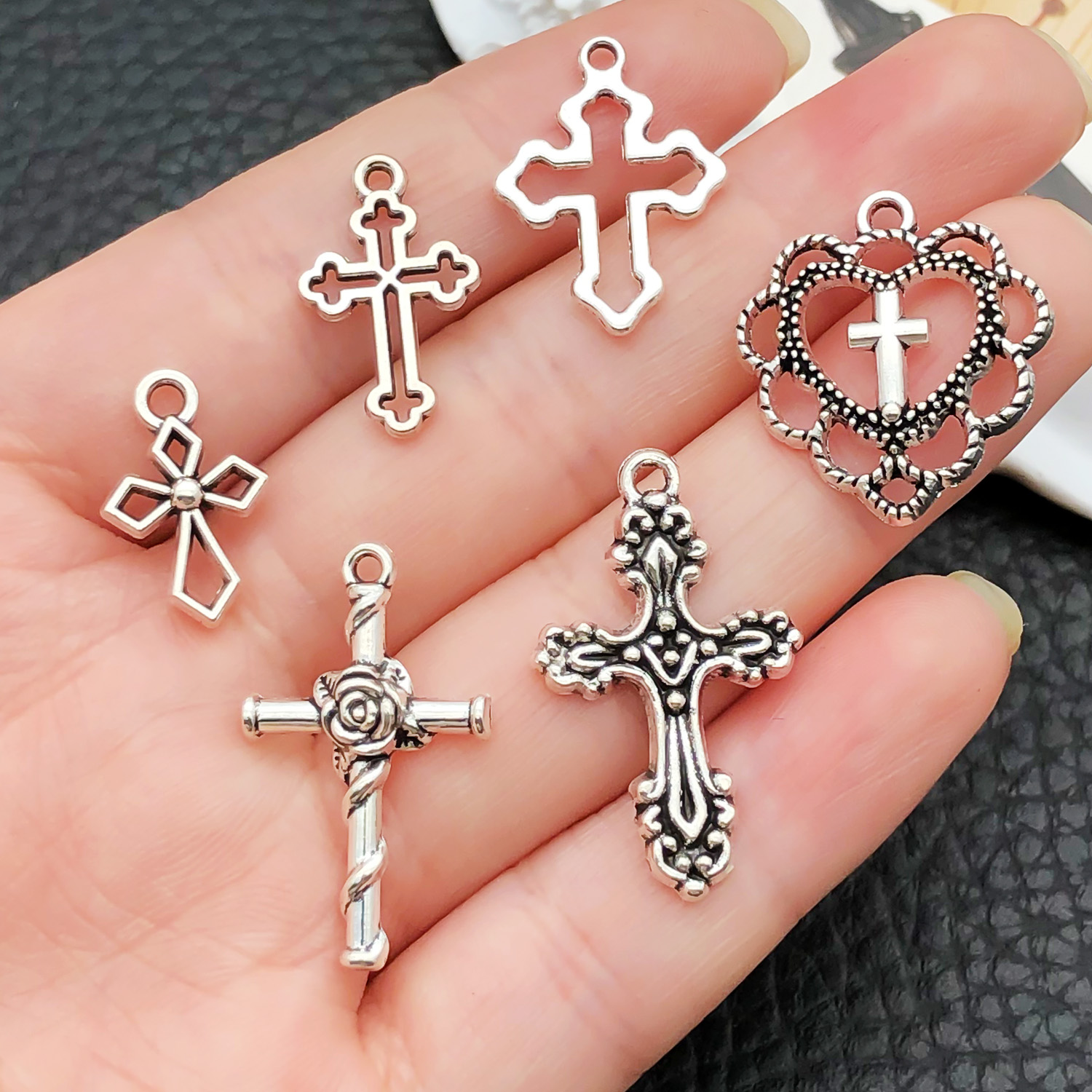 52pcs Assorted Cross Pendants  - огляд і ціна Ethnic Fashion Style