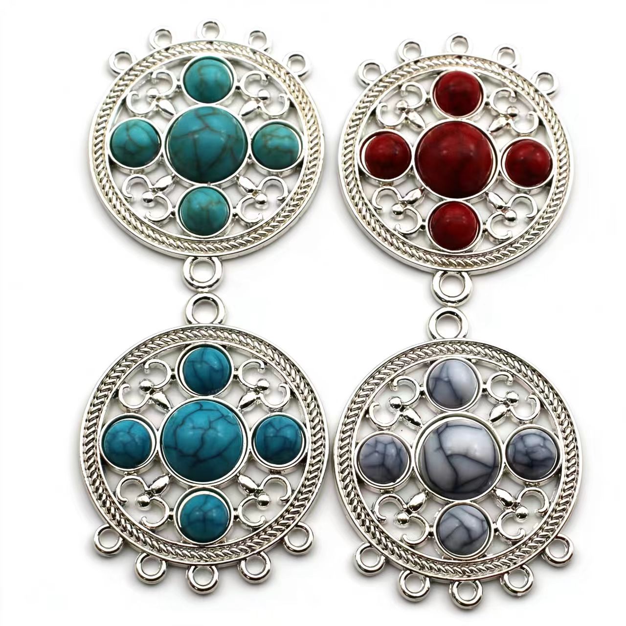 10Pcs 31x38mm Ethnic Style Rou - огляд і ціна Ethnic Fashion Style