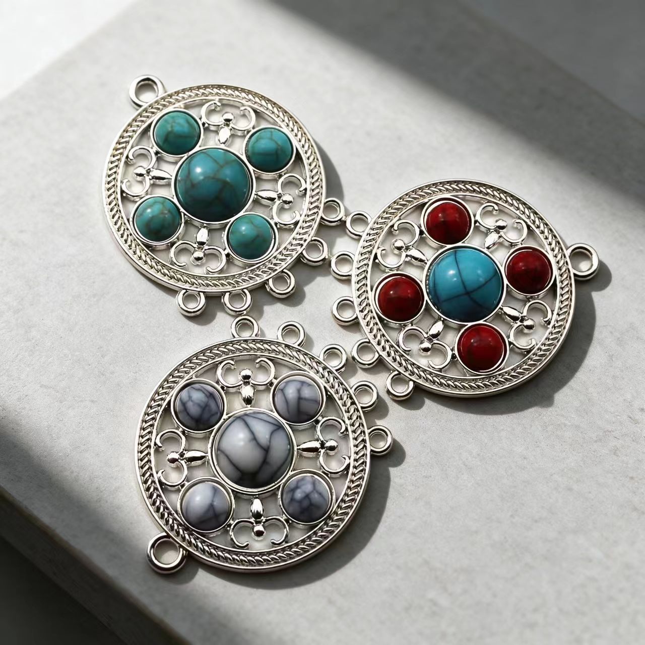 10Pcs 31x38mm Ethnic Style Rou - огляд і ціна Ethnic Fashion Style