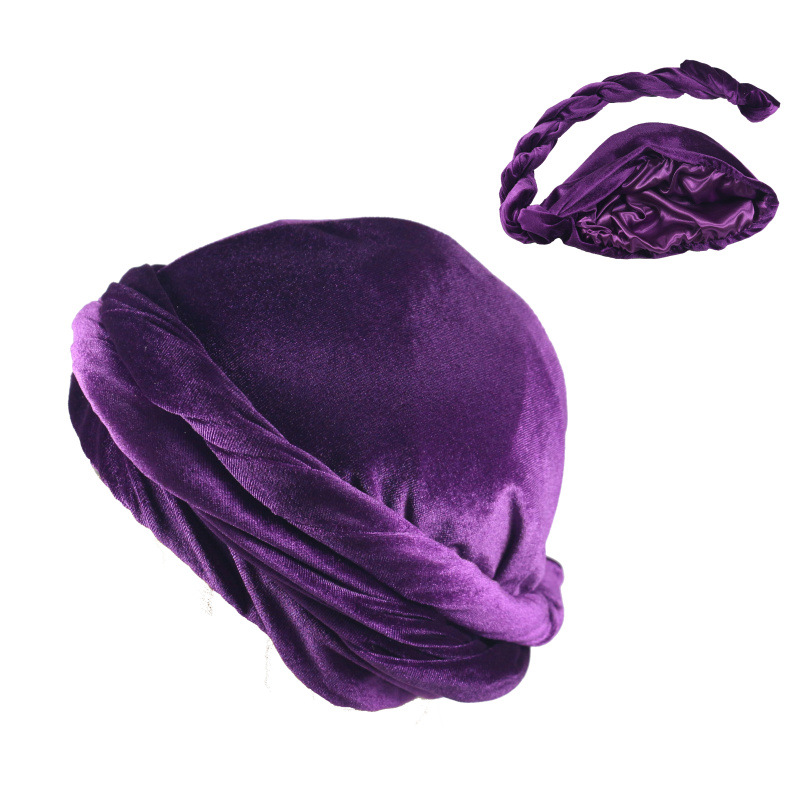 Solid Color Men's Velvet Head  - огляд і ціна Ethnic Fashion Design