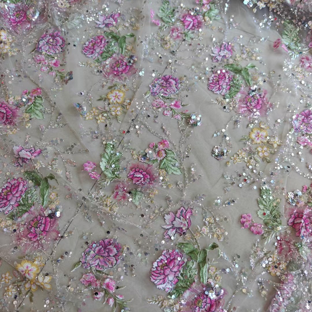 1M 120Cm Wide Luxury Beaded La - огляд і ціна Ethnic Fabric