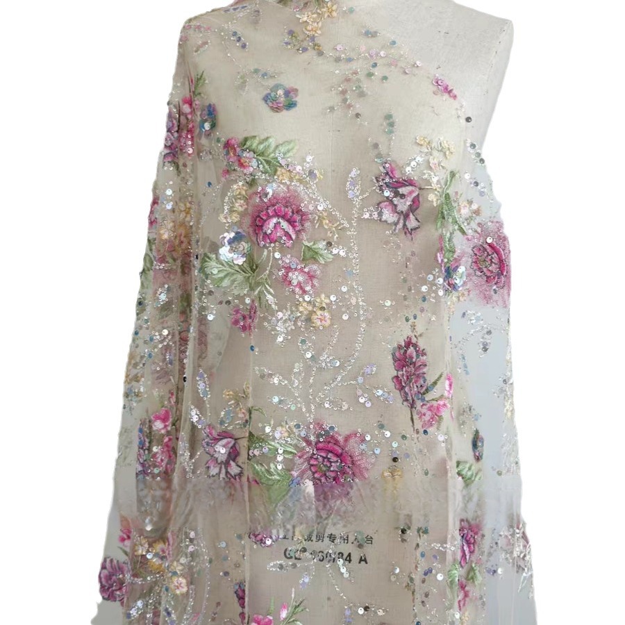 1M 120Cm Wide Luxury Beaded La - огляд і ціна Ethnic Fabric
