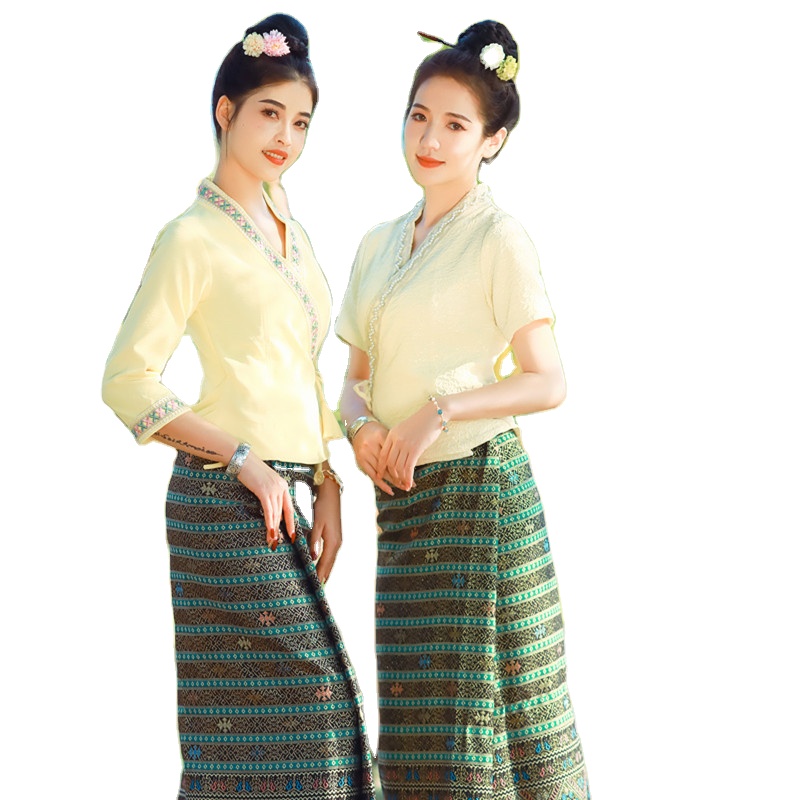 Light Yellow Thai Dai Clothing - огляд і ціна Thai Silk Blouse