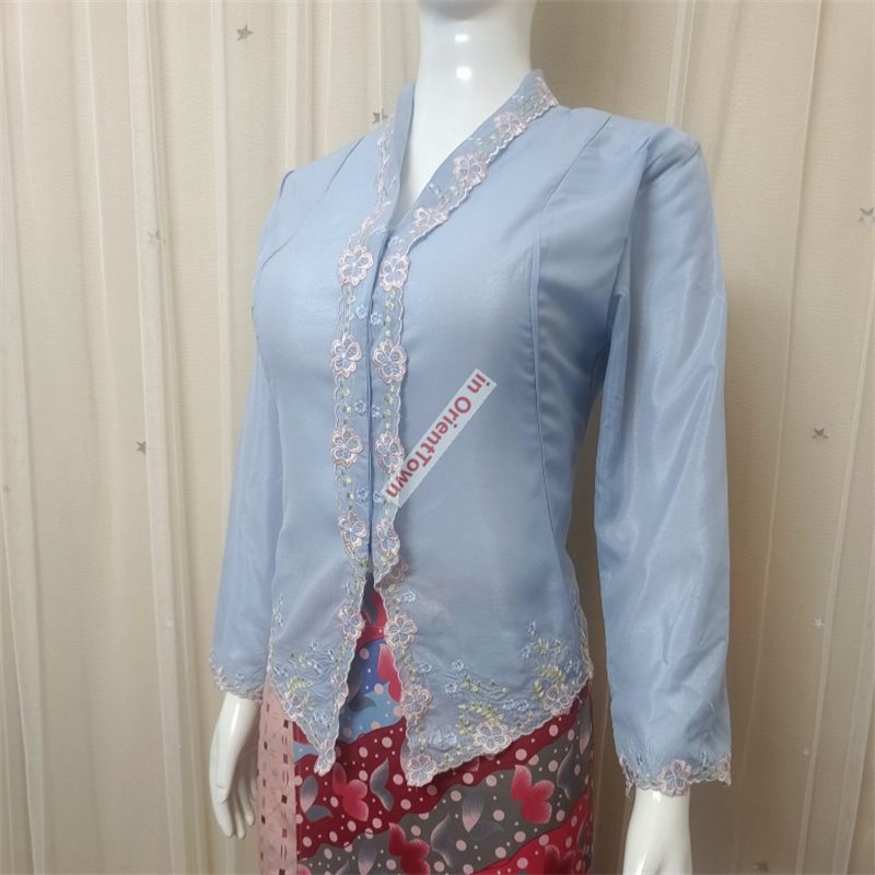 Southeast Asian countries Blue - огляд і ціна Thai Silk Blouse