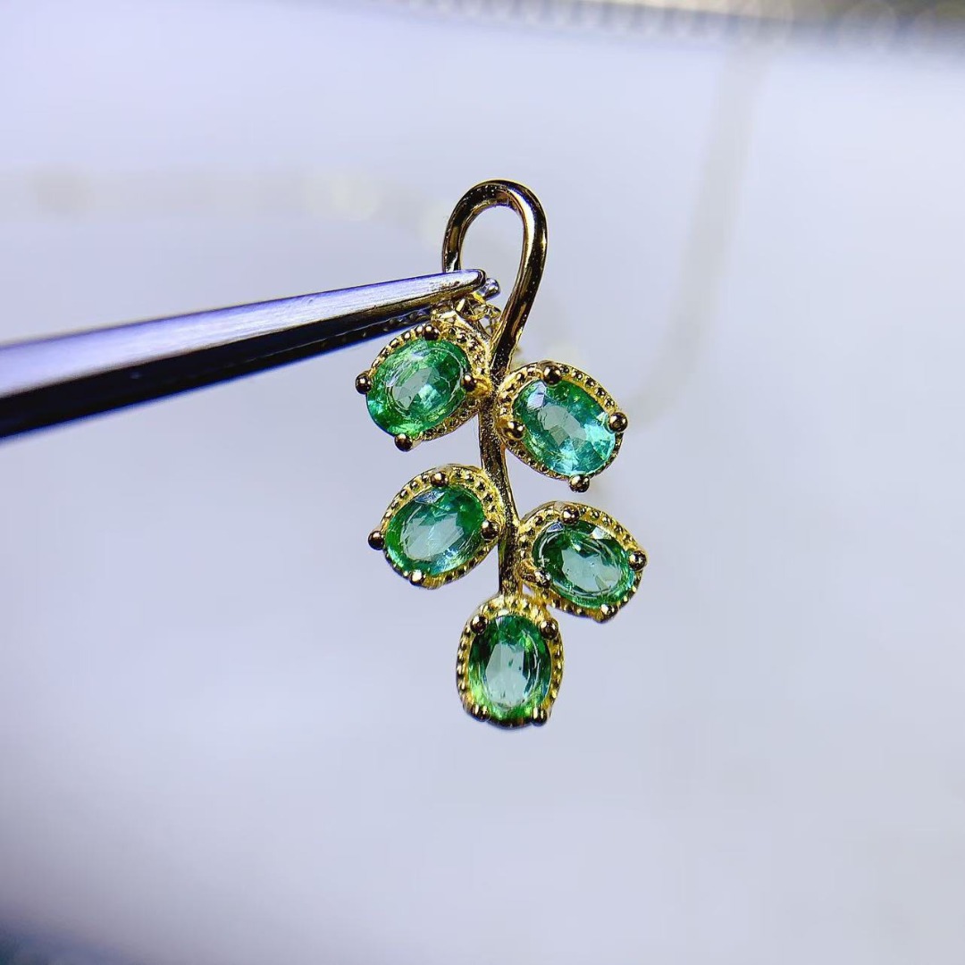 Opulent Genuine Emerald S925 S - огляд і ціна Ethnic Fashion Design