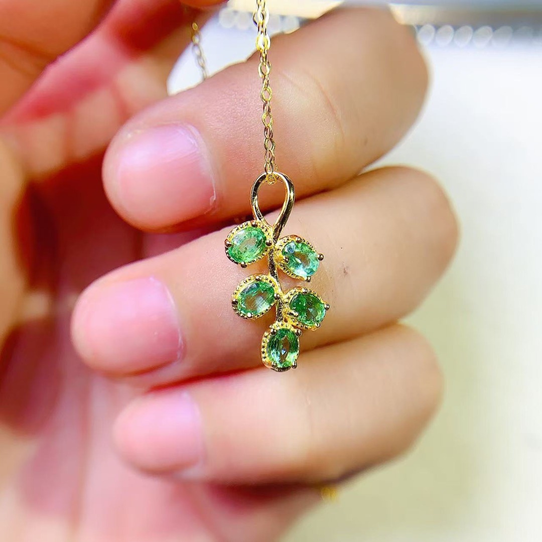 Opulent Genuine Emerald S925 S - огляд і ціна Ethnic Fashion Design