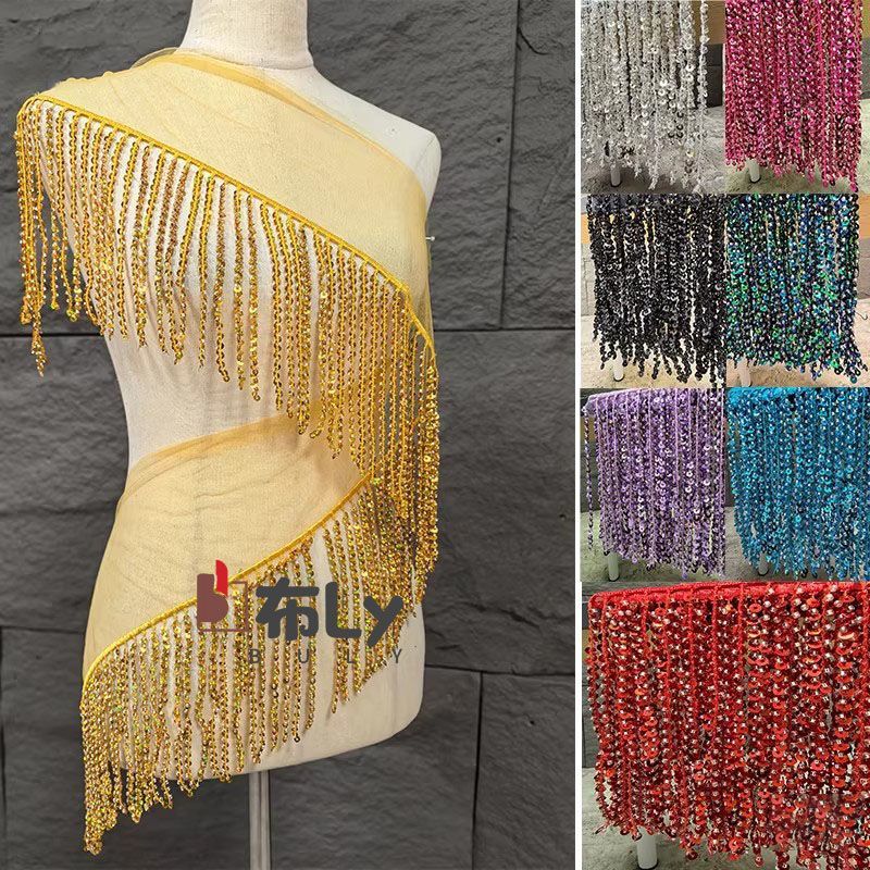 15cm Beaded Sequin Tassel Frin - огляд і ціна Ethnic Fashion Design