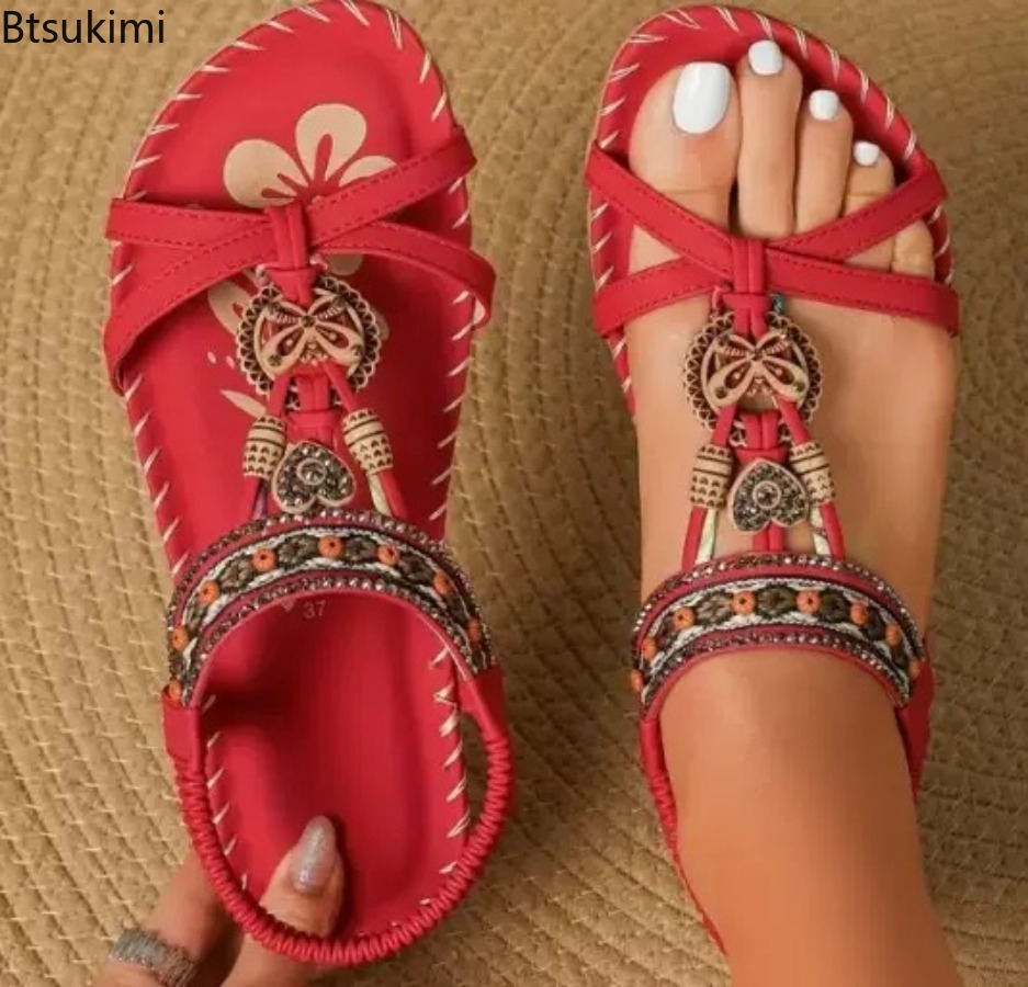 Women Bohemian Sandals Outdoor - огляд і ціна Ethnic Fashion Women