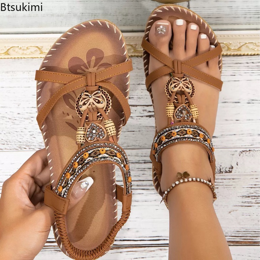 Women Bohemian Sandals Outdoor - огляд і ціна Ethnic Fashion Women