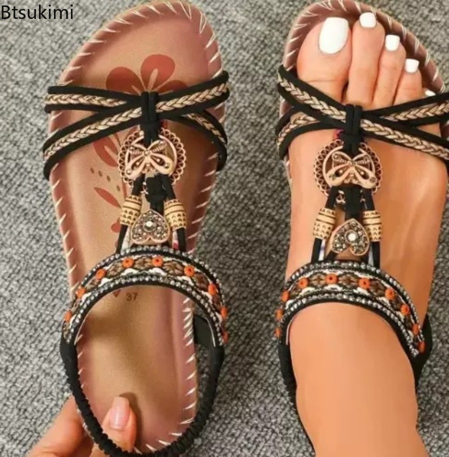 Women Bohemian Sandals Outdoor - огляд і ціна Ethnic Fashion Women