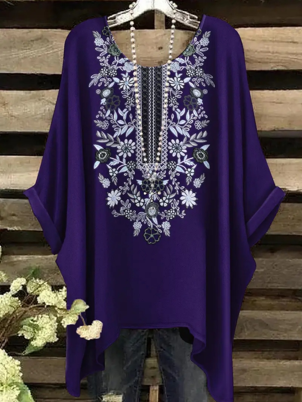 Bohemian Chic Oversized T-Shir - огляд і ціна Ethnic Chic Fashion