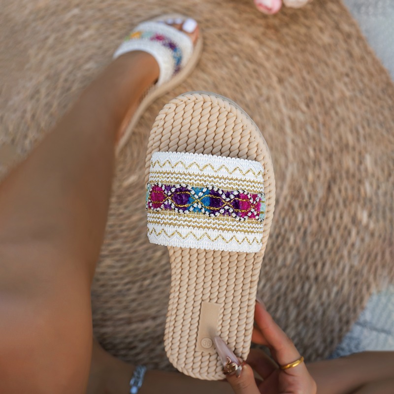 Women Slippers Outdoor Flat De - огляд і ціна Ethnic Fashion Design