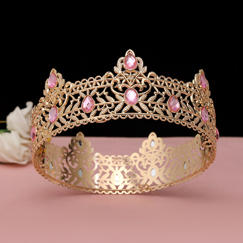 Round Wedding King Tiara Headp - огляд і ціна Ethnic Fashion Imports