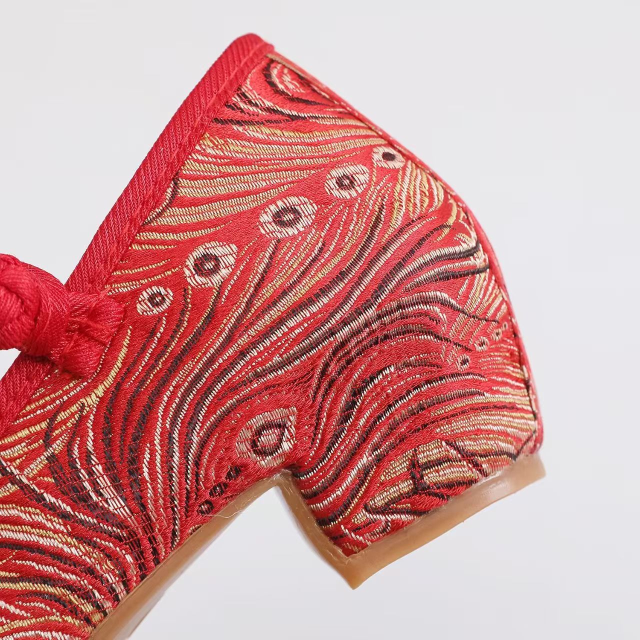 2026 Women New Block Heel Silk - огляд і ціна Ethnic Fabric
