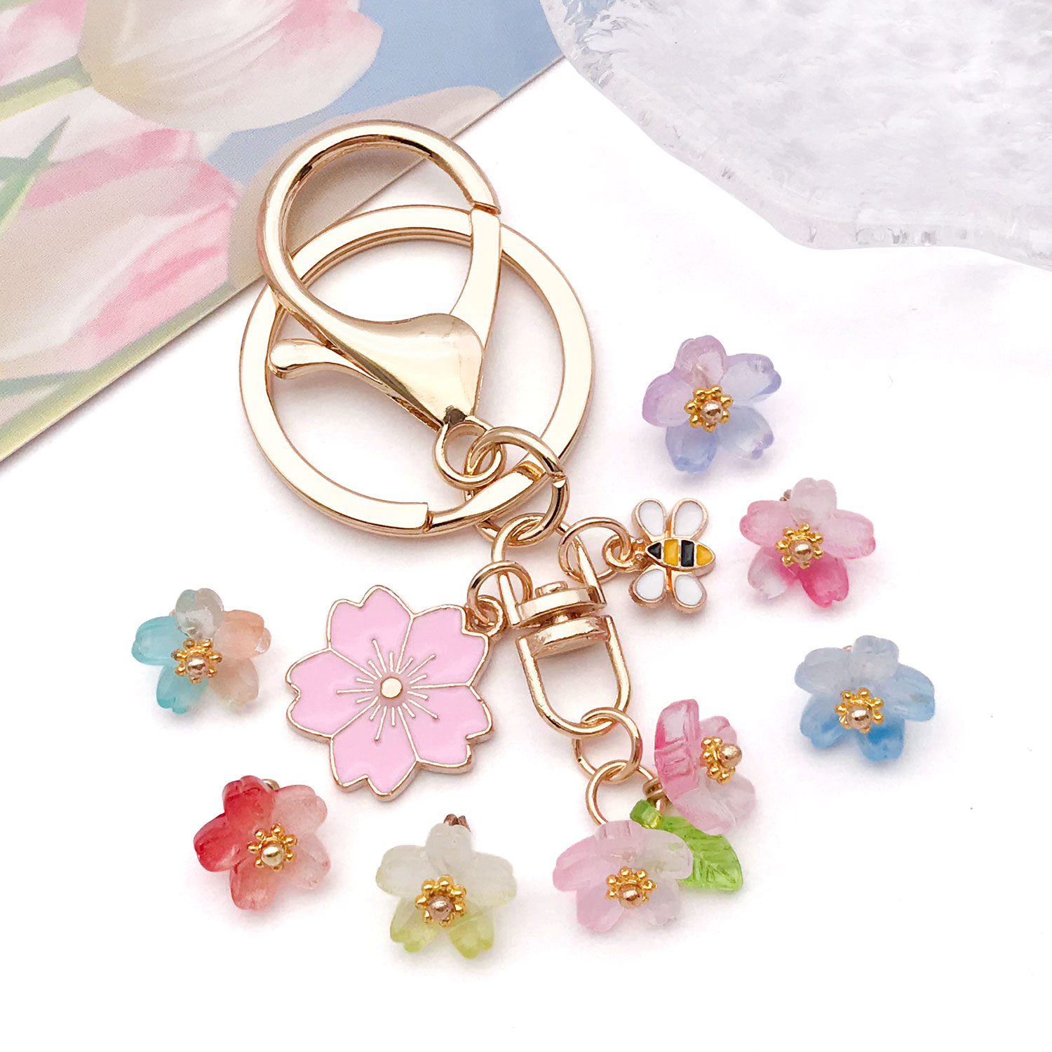 10/20pcs Vibrant Glass Cherry  - огляд і ціна Ethnic Fashion Wear