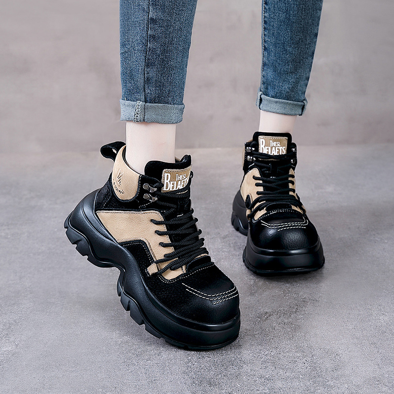 6cm Genuine Leather Wedge Fash - огляд і ціна Ethnic Fashion Women