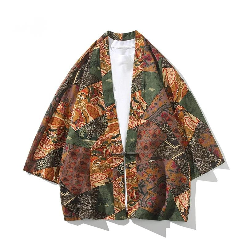 Ethnic Style Print Yukata Men  - огляд і ціна Ethnic Fashion Women