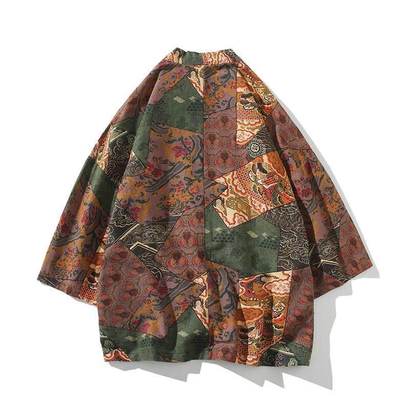 Ethnic Style Print Yukata Men  - огляд і ціна Ethnic Fashion Women
